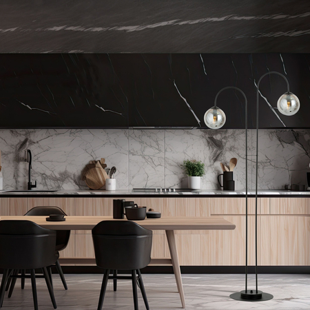 Żyrandol ARCHI LP2 Emibig 1287/LP2 czarny