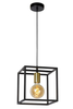Lampa wisząca Lucide RUBEN 00424/01/30 czarny/złoty