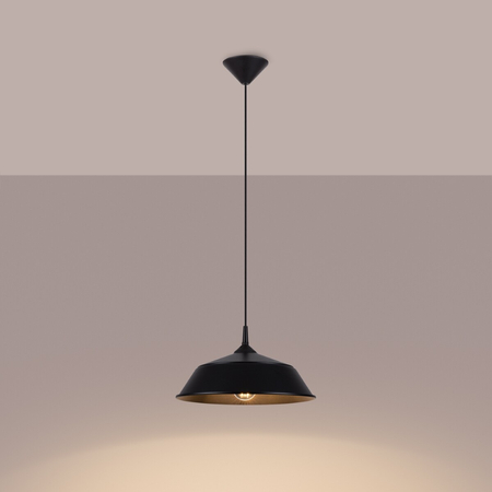 Sollux Lighting Lampa wisząca FRIKA czarna SL.1328