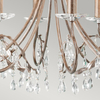 Żyrandol Elstead Lighting Christina patyna CRT8-SILVER-GOLD