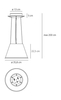 Lampa wisząca Artemide 1123020A Choose