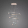 Lampa wisząca Ledowe Okręgi No.5 120cm 4k miedziany Dali