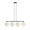 Lampa wisząca PIANO 4 Emibig 1182/4 biały/czarny