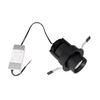 MAXLIGHT H0131 LAMPA SUFITOWA HALO F BLACK PODTYNKOWA