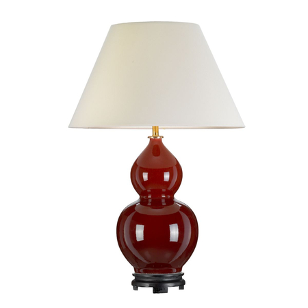 Lampa stołowa Elstead Lighting Harbin czerwony DL-HARBIN-TL-OXB