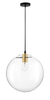 Lampa wisząca Luces Exclusivas UPATA LE41814 czarny/złoty