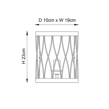 Kinkiet Endon Lighting Heston 61499 czarny