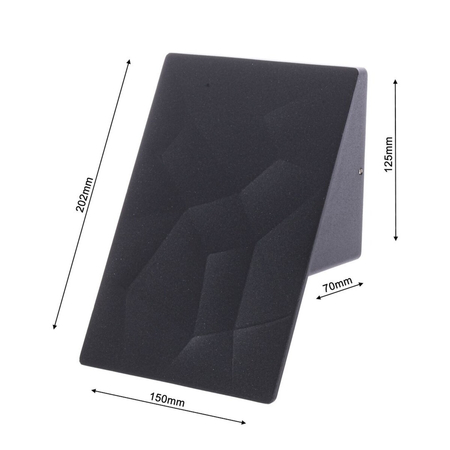 Milagro OPRAWA ELEWACYJNA 10W LED CRACKS ML095 Szary