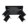 Sollux Lighting Plafon RING 4 szary SL.0452