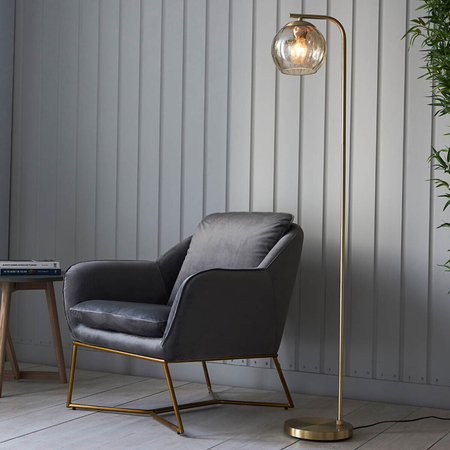 Endon Lighting Lampa podłogowa 98271 mosiądz