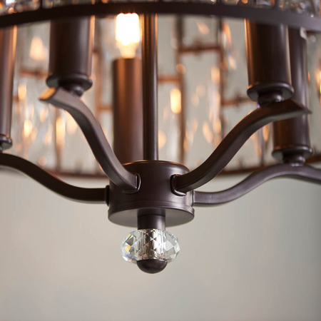Endon Lighting Lampa wisząca 69390 brąz