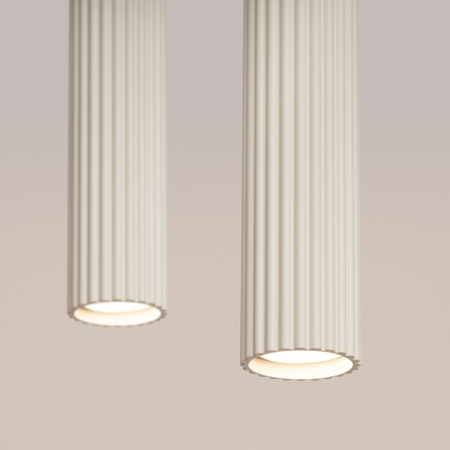 Sollux Lighting Lampa wisząca KARBON 2 beżowy SL.1593