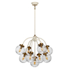 Lampa wisząca Elstead Lighting Cosmos beżowy/złoty DL-COSMOS9