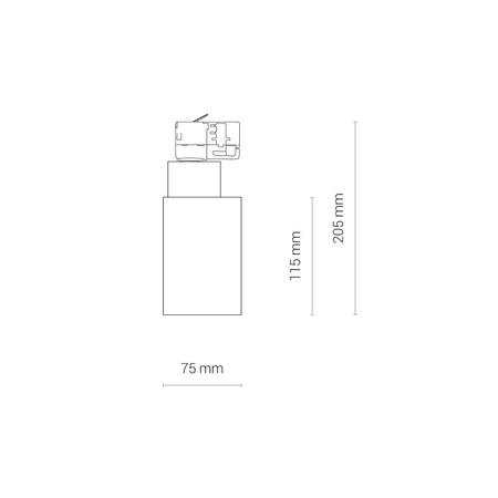 Lampa sufitowa Nowodvorski 8747 CTLS Nea LED 40W, 4000K
