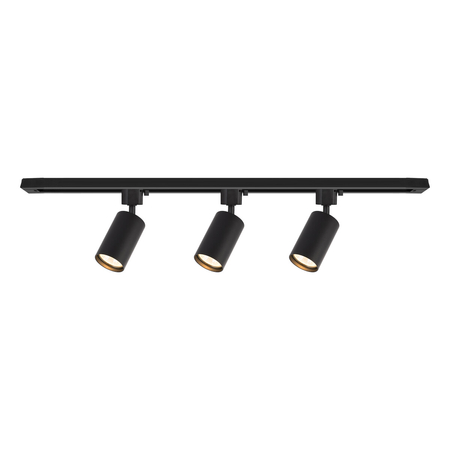 Milagro Zestaw Oprawa Tiger Track Czarny 3xGU10 1m ML2126 CZARNY