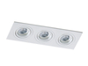 Oczko CARO 3 SQUARE WHITE Azzardo AZ2439 biały