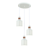 Lampa wisząca Italux Restenza PND-2439-3-WH Biały