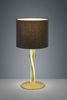 Lampa stołowa Trio 575310379 czarny/złoty