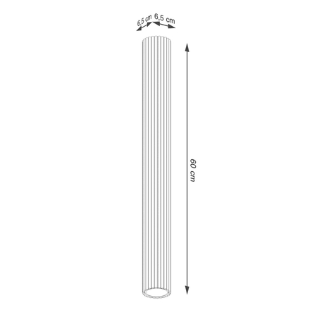 Sollux Lighting Plafon KARBON 60 taupe SL.1767