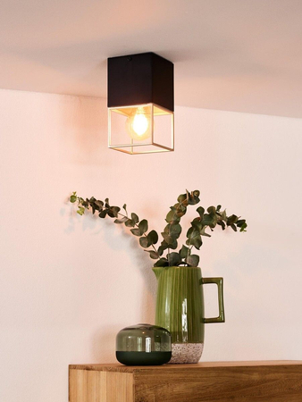 Lampa sufitowa Lucide RIXT 21120/01/30 czarny/złoty
