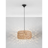 Lampa wisząca Luces Exclusivas NAVANTA LE45376 drewno jasne i ciemne, czarny
