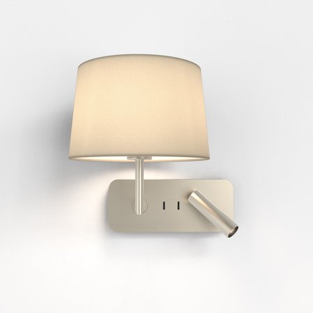 Kinkiet Astro Side by Side Grande USB 1406014 Matowy Nikiel