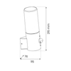 Eko-Light Kinkiet Ogrodowy Harlem 1xE27 IP44 PIR EKO1710 CZARNY