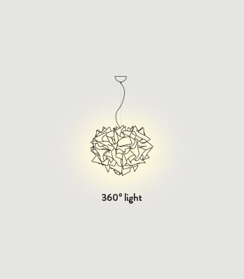 Lampa wisząca Slamp VELSS00GLD01T00000EU Veli Gold