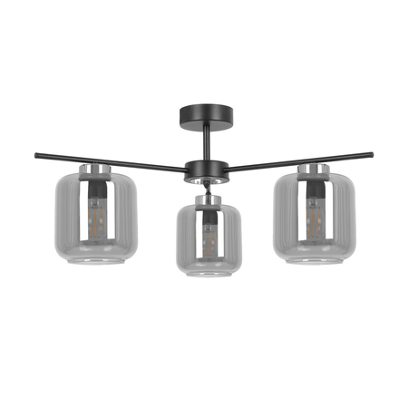Lampa sufitowa Kaja PIEGA K-5516 czarny, grafitowy, srebrny