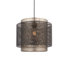Lampa wisząca Endon Lighting Plexus 72829 czarny/mosiądz