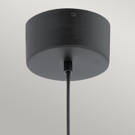 Mała lampa wisząca LED Moonlit - Matowa czerń Quintiesse QN-MOONLIT-P-MBK
