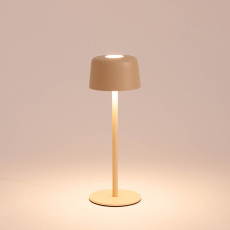 Lampa stołowa Zuma Line ETLED-658-CM POCO LAMPA STOŁOWA KREMOWA/CREAM