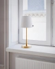 Lampa stołowa By Rydens Lumi H48,5 cm E27 złoty/biały