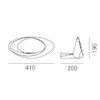 Kinkiet Artemide 1181W10A Cabildo LED