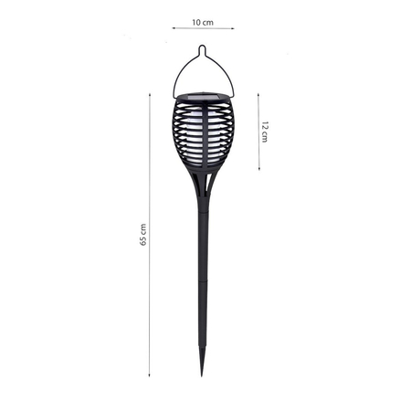 Eko-Light Lampka Solarna Imitująca Płomień EKO0436