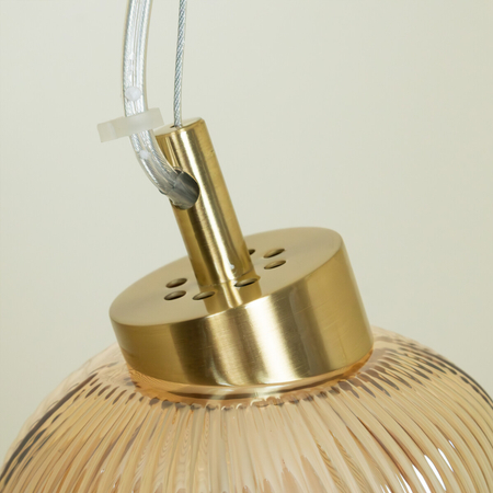 Milagro Lampa wisząca BOLLA GOLD 36W LED ML1428 ZŁOTY