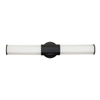 Kinkiet LED Facet - - Matowa czerń Quintiesse QN-FACET-LED2-BK-BATH
