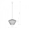 Lampa wisząca Nowodvorski 8858 Wave S