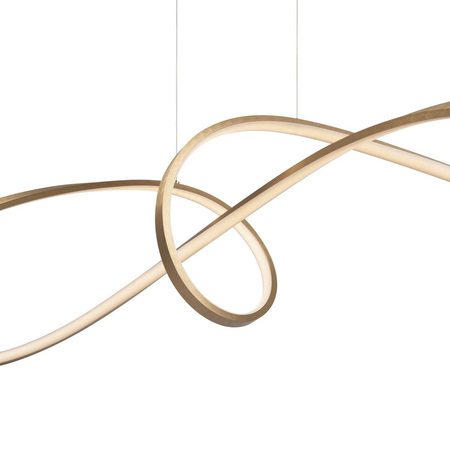 Lampa wisząca Curve Maytoni MOD156PL-L52G4K gold