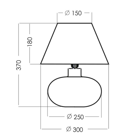 Lampa 4concepts BERGEN Biała