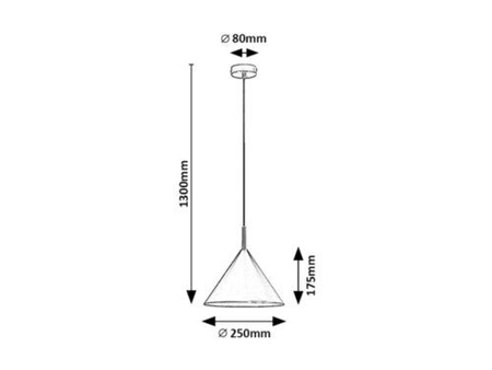 Lampa wisząca Rabalux Jarod 72008 biały