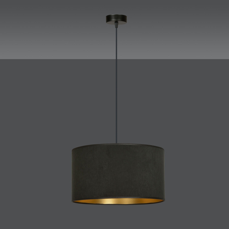 Lampa wisząca HILDE 1 BL BLACK Emibig 1054/1 czarny
