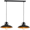 Milagro Lampa Wisząca FELIX 2xE27 MLP3683 CZARNY