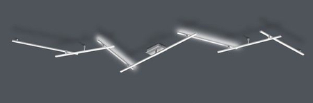 Lampa sufitowa Trio 674610707 srebrny