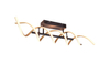 Lampa sufitowa Trio 641810208 złoty