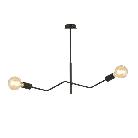 Lampa sufitowa FRIX 2 BLACK Emibig 1126/2 czarny