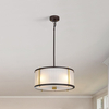 Lampa wisząca Elstead Lighting Corona czarny/mosiądz DL-CORONA-3P-BAB