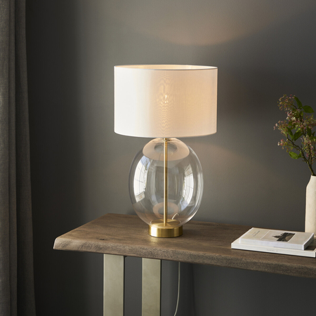 Lampa stołowa Endon Lighting Kelda Oval 99292 mosiądz