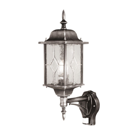 Lampa zewnętrzna Elstead Lighting Wexford czarny/srebrny WX1-PIR