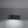 Sollux Lighting Żyrandol SANTA BIS 80 czarny SL.0780